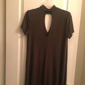 Green mini dress/tunic